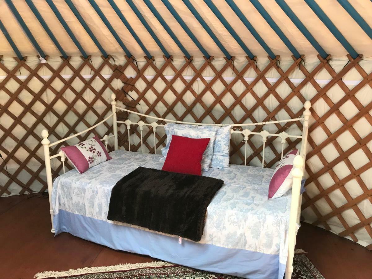 French Fields Luxury Glamping Original Mongolian Yurt Hotel Le-Vieux-Cerier Eksteriør billede